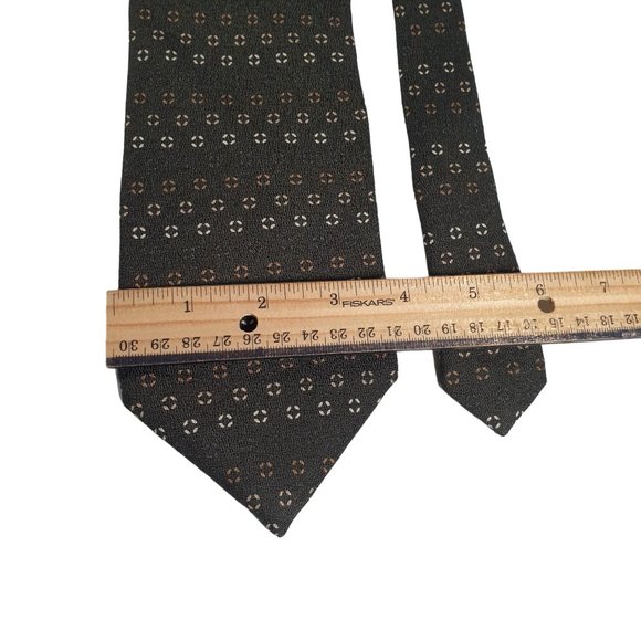 Structure Mens Necktie Tie Designer Accessory Office Work Casual Dad Gift Olive - Picture 3 of 5
